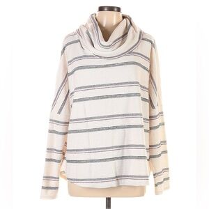 Dolan (Anthropologie) Striped Cowl Neck Sweater